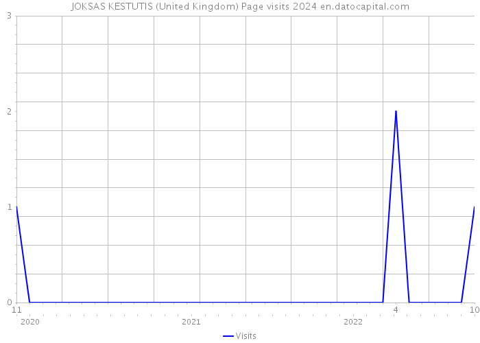 JOKSAS KESTUTIS (United Kingdom) Page visits 2024 