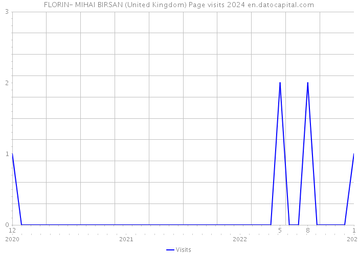 FLORIN- MIHAI BIRSAN (United Kingdom) Page visits 2024 