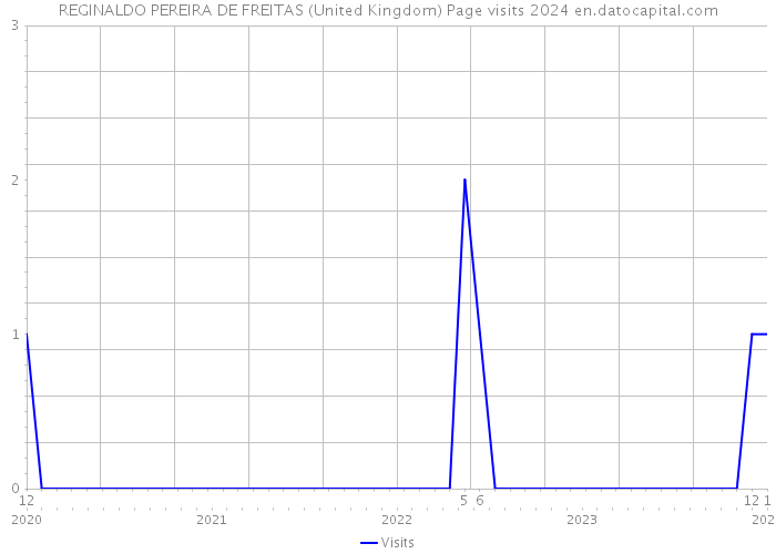 REGINALDO PEREIRA DE FREITAS (United Kingdom) Page visits 2024 