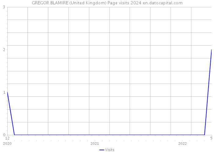 GREGOR BLAMIRE (United Kingdom) Page visits 2024 
