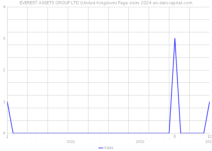 EVEREST ASSETS GROUP LTD (United Kingdom) Page visits 2024 