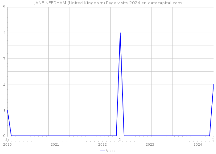 JANE NEEDHAM (United Kingdom) Page visits 2024 