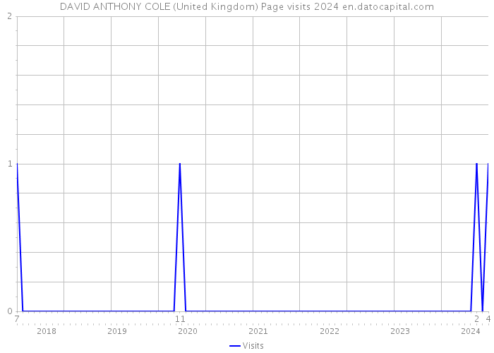 DAVID ANTHONY COLE (United Kingdom) Page visits 2024 