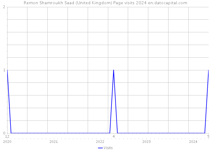Remon Shamroukh Saad (United Kingdom) Page visits 2024 