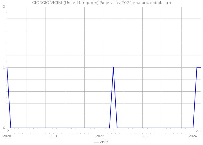 GIORGIO VICINI (United Kingdom) Page visits 2024 