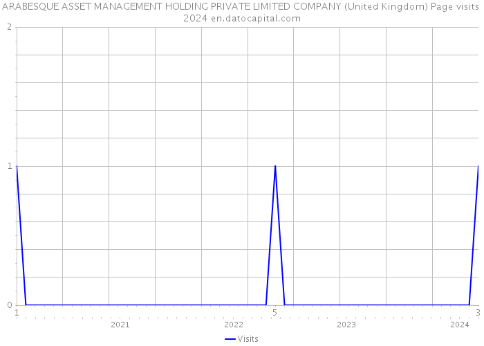 ARABESQUE ASSET MANAGEMENT HOLDING PRIVATE LIMITED COMPANY (United Kingdom) Page visits 2024 