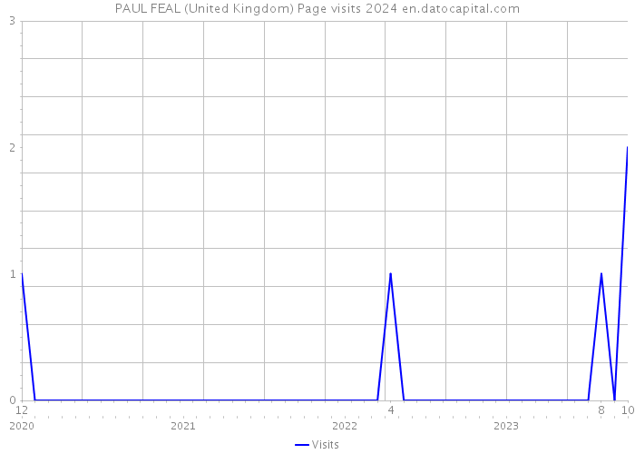 PAUL FEAL (United Kingdom) Page visits 2024 