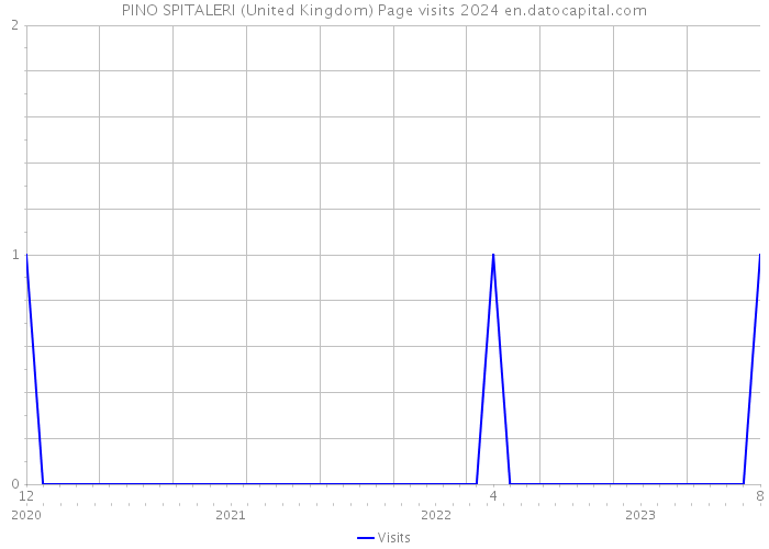 PINO SPITALERI (United Kingdom) Page visits 2024 