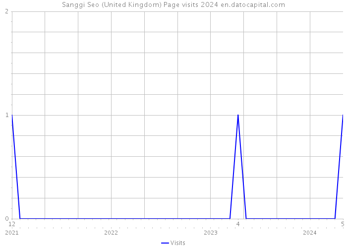 Sanggi Seo (United Kingdom) Page visits 2024 