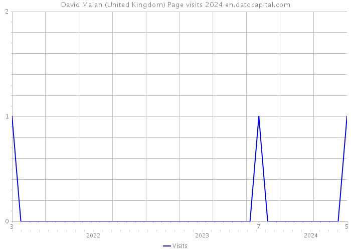 David Malan (United Kingdom) Page visits 2024 