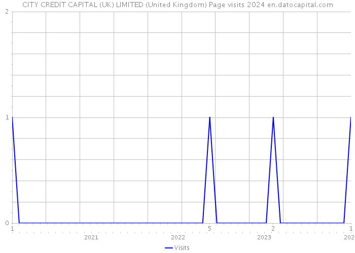 CITY CREDIT CAPITAL (UK) LIMITED (United Kingdom) Page visits 2024 