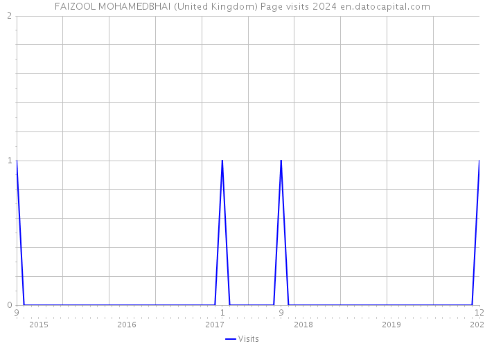 FAIZOOL MOHAMEDBHAI (United Kingdom) Page visits 2024 