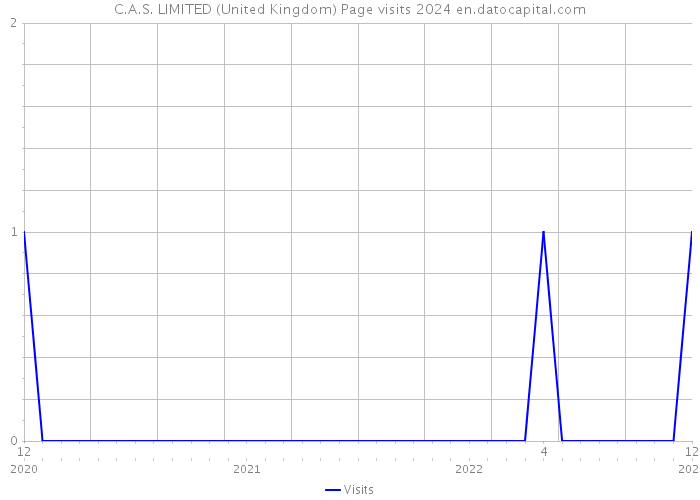 C.A.S. LIMITED (United Kingdom) Page visits 2024 