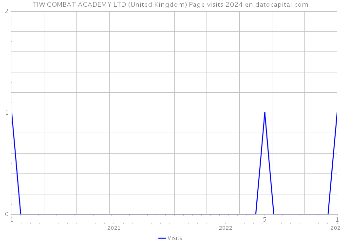 TIW COMBAT ACADEMY LTD (United Kingdom) Page visits 2024 