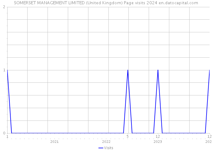 SOMERSET MANAGEMENT LIMITED (United Kingdom) Page visits 2024 