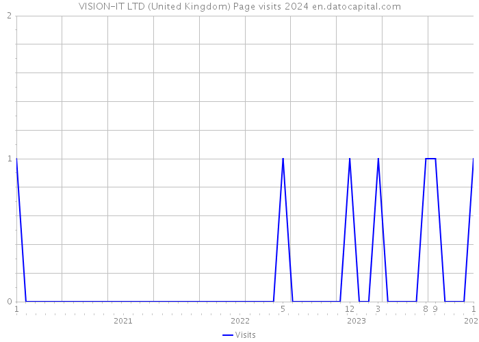 VISION-IT LTD (United Kingdom) Page visits 2024 