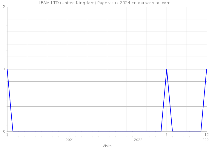 LEAM LTD (United Kingdom) Page visits 2024 