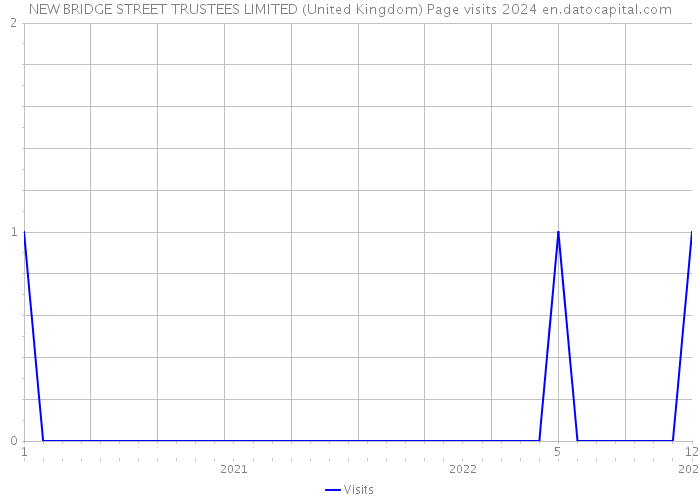 NEW BRIDGE STREET TRUSTEES LIMITED (United Kingdom) Page visits 2024 