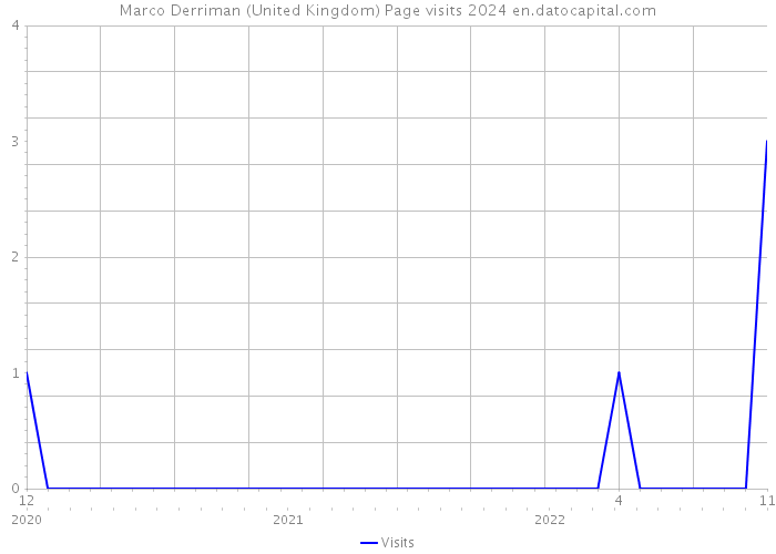 Marco Derriman (United Kingdom) Page visits 2024 
