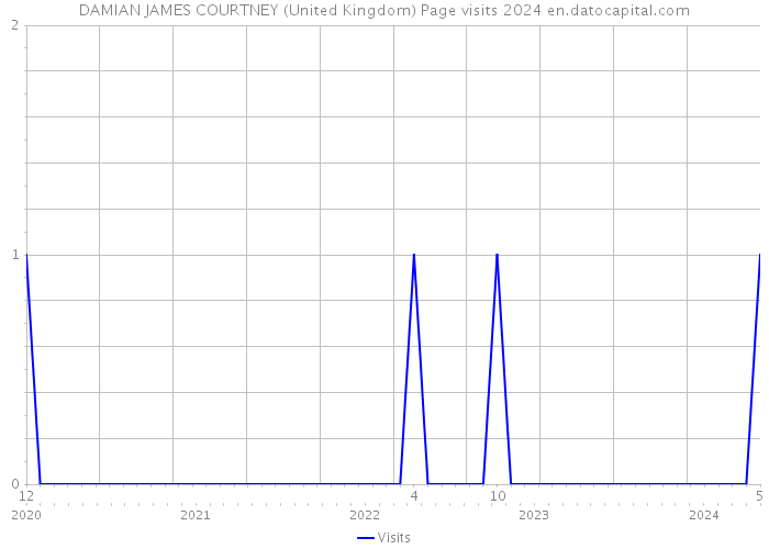 DAMIAN JAMES COURTNEY (United Kingdom) Page visits 2024 