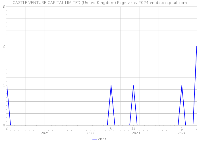 CASTLE VENTURE CAPITAL LIMITED (United Kingdom) Page visits 2024 