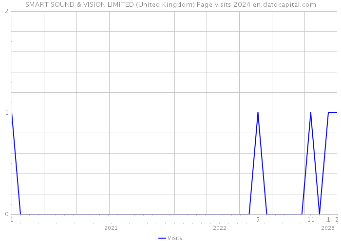 SMART SOUND & VISION LIMITED (United Kingdom) Page visits 2024 