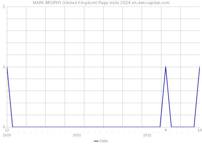 MARK BROPHY (United Kingdom) Page visits 2024 