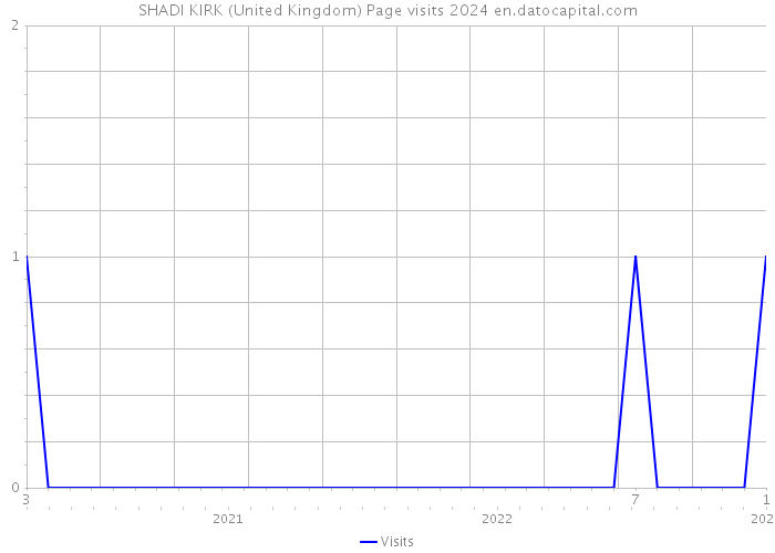 SHADI KIRK (United Kingdom) Page visits 2024 