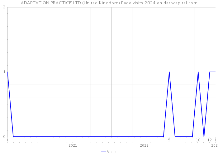 ADAPTATION PRACTICE LTD (United Kingdom) Page visits 2024 