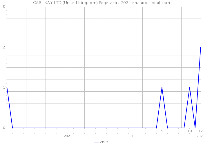 CARL KAY LTD (United Kingdom) Page visits 2024 