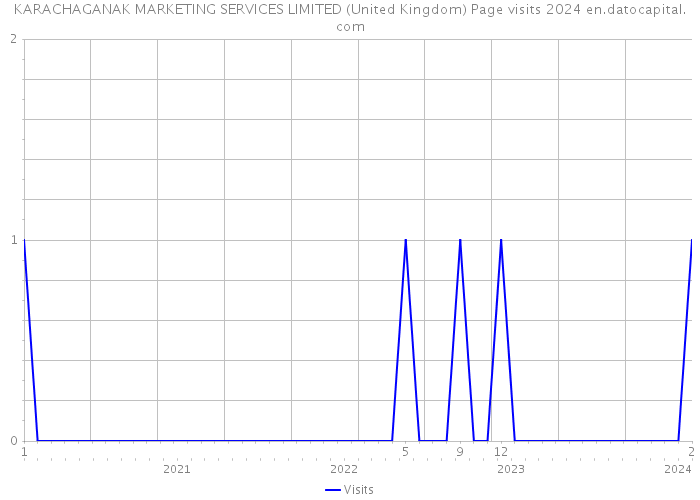 KARACHAGANAK MARKETING SERVICES LIMITED (United Kingdom) Page visits 2024 