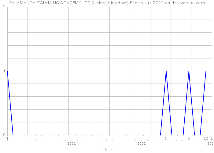 SALAMANDA SWIMMING ACADEMY LTD (United Kingdom) Page visits 2024 