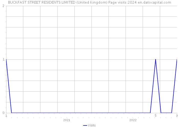 BUCKFAST STREET RESIDENTS LIMITED (United Kingdom) Page visits 2024 