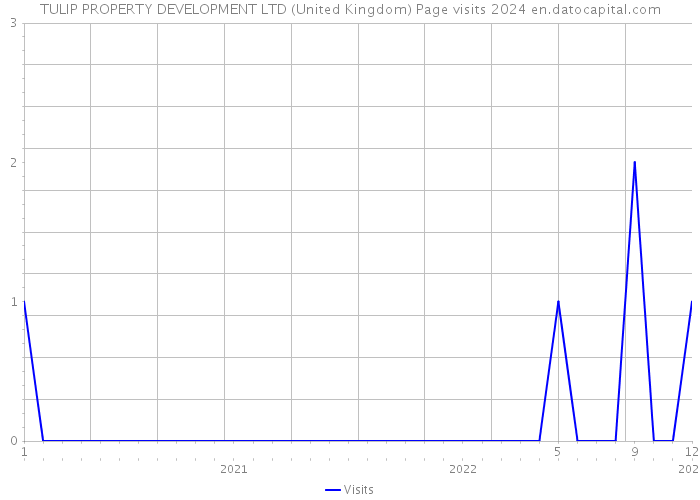 TULIP PROPERTY DEVELOPMENT LTD (United Kingdom) Page visits 2024 