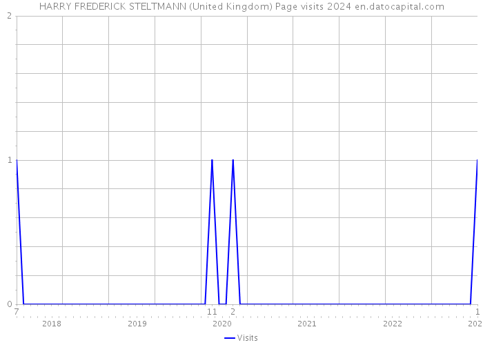 HARRY FREDERICK STELTMANN (United Kingdom) Page visits 2024 