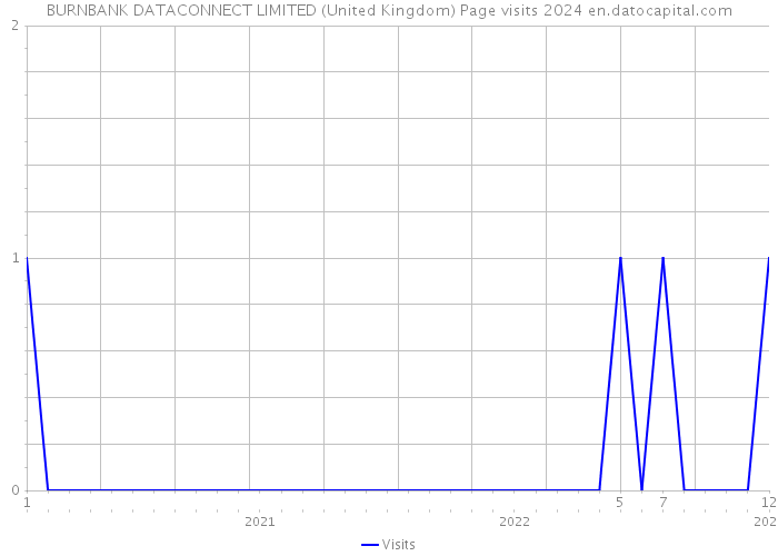 BURNBANK DATACONNECT LIMITED (United Kingdom) Page visits 2024 