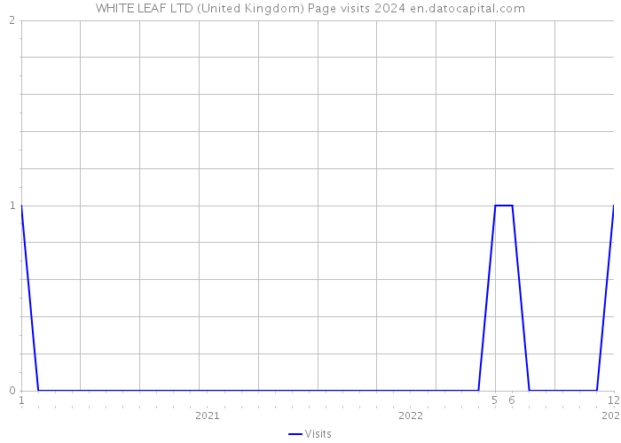 WHITE LEAF LTD (United Kingdom) Page visits 2024 