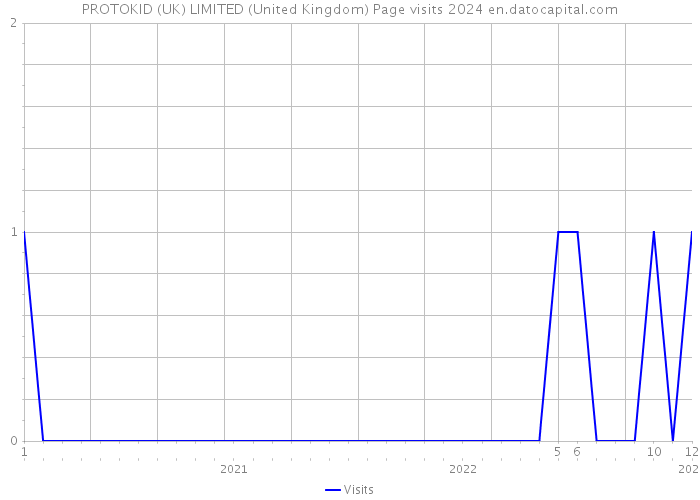 PROTOKID (UK) LIMITED (United Kingdom) Page visits 2024 