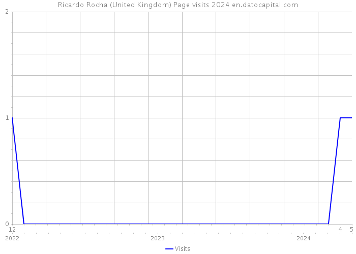 Ricardo Rocha (United Kingdom) Page visits 2024 