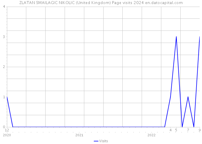 ZLATAN SMAILAGIC NIKOLIC (United Kingdom) Page visits 2024 