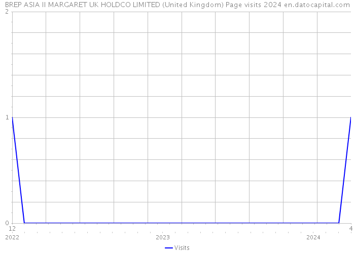 BREP ASIA II MARGARET UK HOLDCO LIMITED (United Kingdom) Page visits 2024 