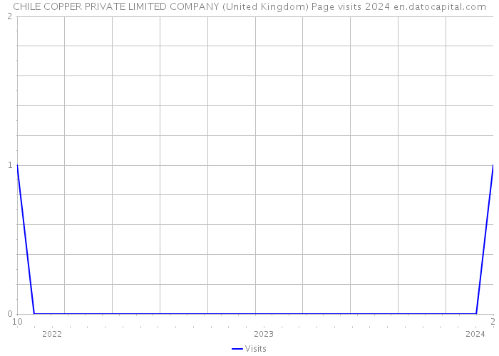 CHILE COPPER PRIVATE LIMITED COMPANY (United Kingdom) Page visits 2024 