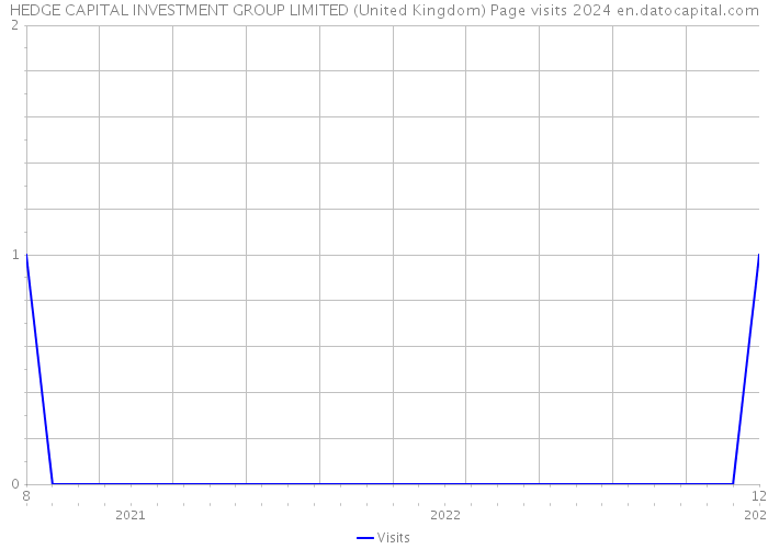 HEDGE CAPITAL INVESTMENT GROUP LIMITED (United Kingdom) Page visits 2024 