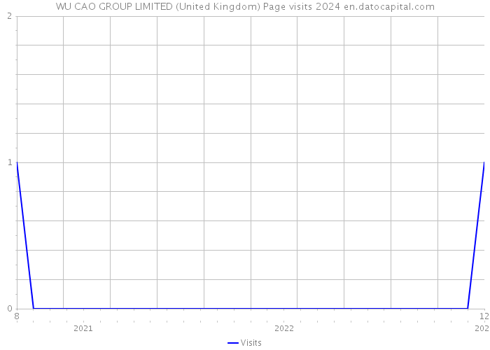 WU CAO GROUP LIMITED (United Kingdom) Page visits 2024 