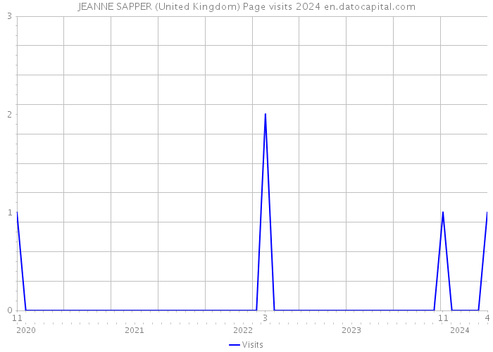 JEANNE SAPPER (United Kingdom) Page visits 2024 