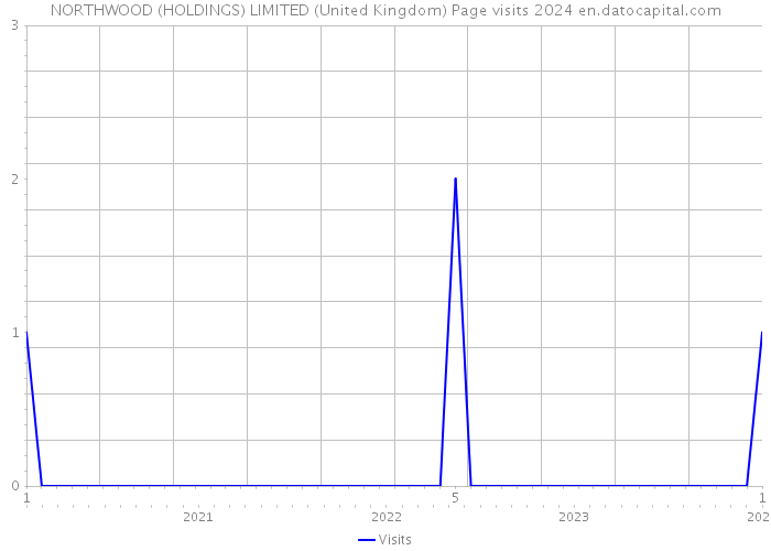 NORTHWOOD (HOLDINGS) LIMITED (United Kingdom) Page visits 2024 