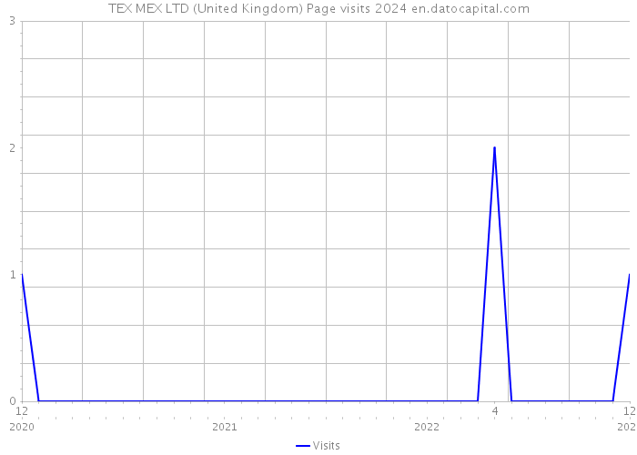 TEX MEX LTD (United Kingdom) Page visits 2024 