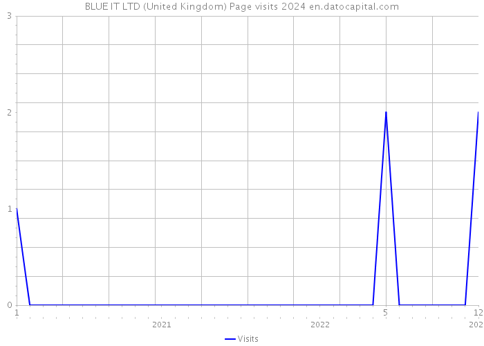 BLUE IT LTD (United Kingdom) Page visits 2024 