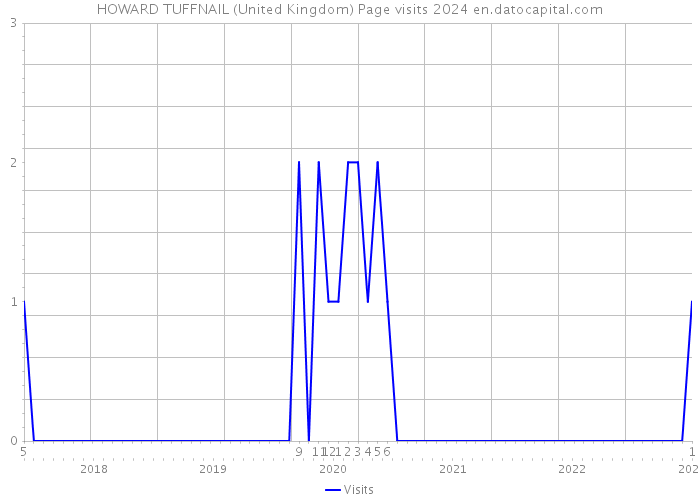 HOWARD TUFFNAIL (United Kingdom) Page visits 2024 