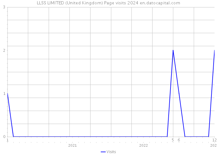LLSS LIMITED (United Kingdom) Page visits 2024 
